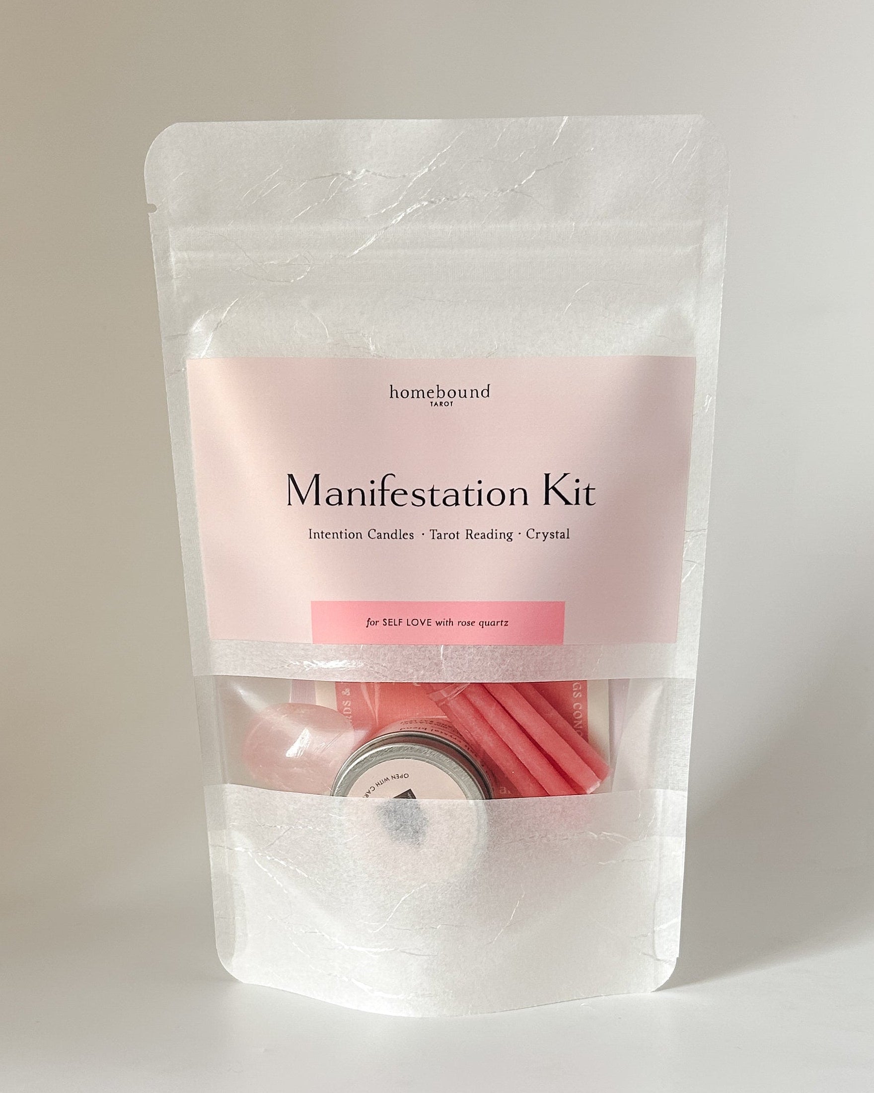 Manifestation Kit | for self love with rose quartz