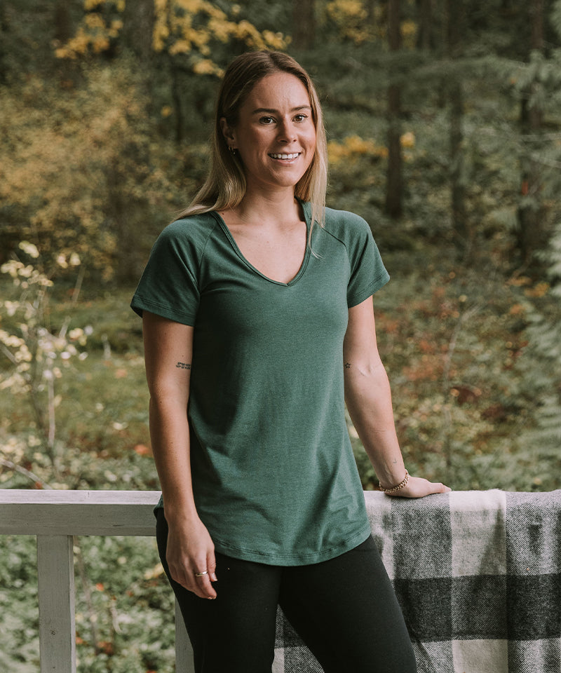 Ula V-neck Tee | Sale Colours