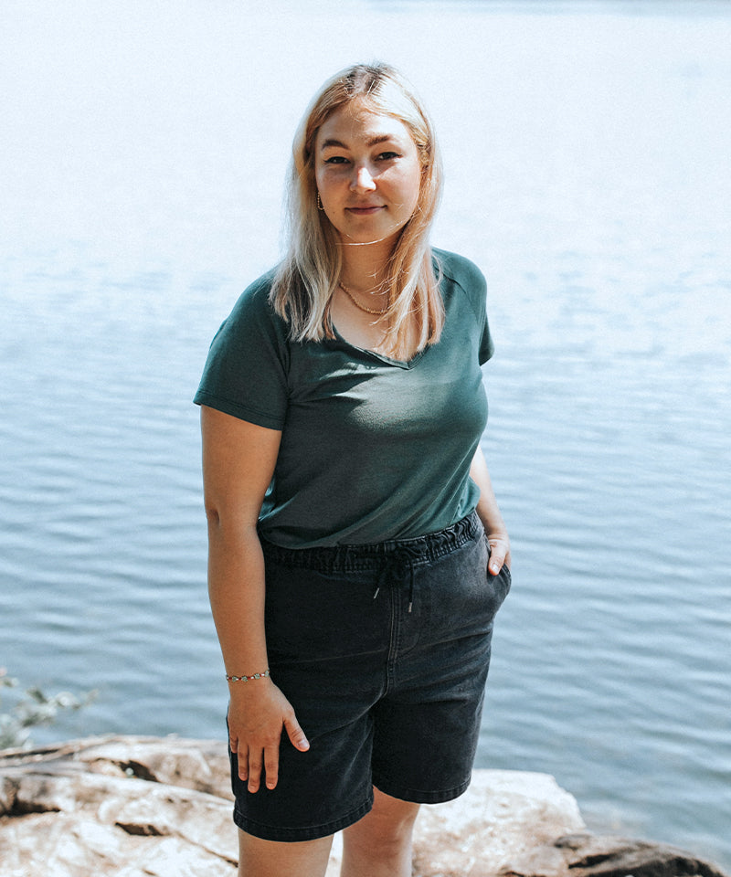 Ula V-neck Tee | Sale Colours