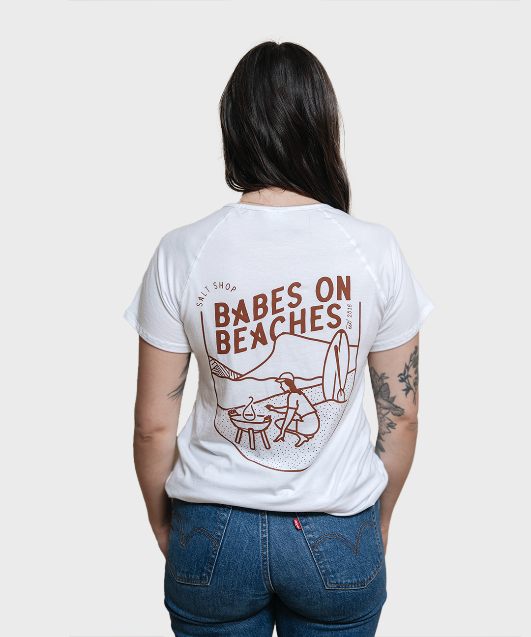 Ula V-Neck Tee | BABES on BEACHES